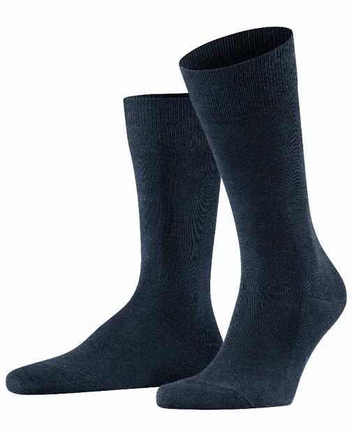 Falke Tagessocke Family New (nachhaltiger Baumwoll-Komfort) navyblau Herren - 1 Paar